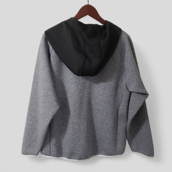 Zyia Active Gray Sport Pocket Hoodie Jacket XXXL Full Zip Outdoors Lightweight - Picture 5 of 13